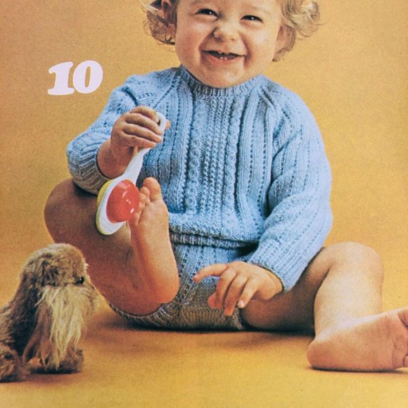 Fairy Tale Baby Book Susan Bates Knitting Pattern Book 17340 Babies to 3 Years - Picture 6 of 12